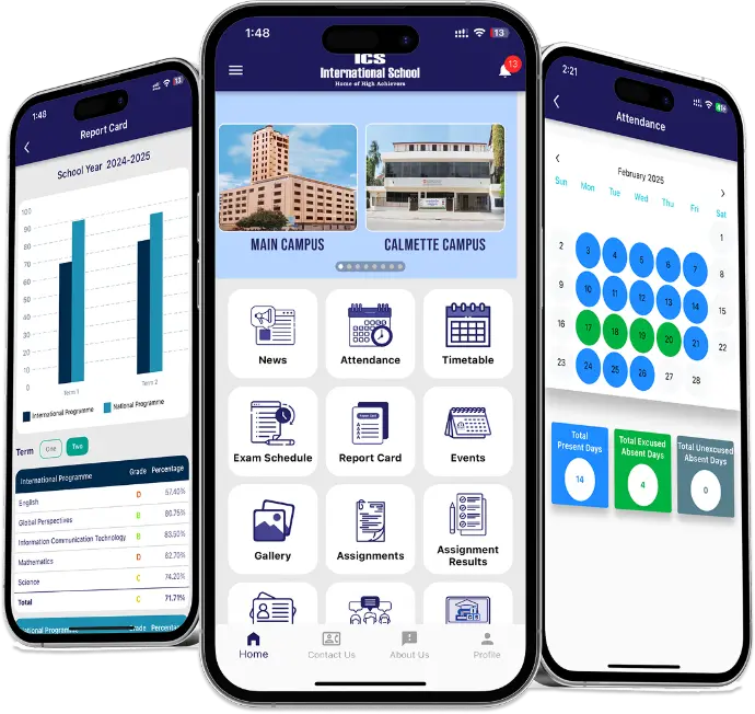 ICSIS Mobile App Mockup
