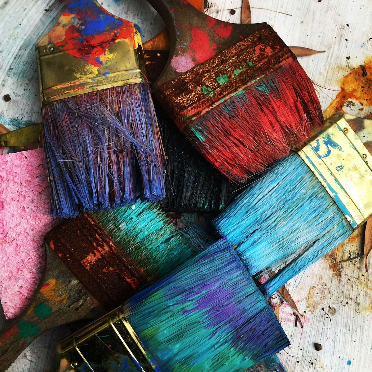Art class students